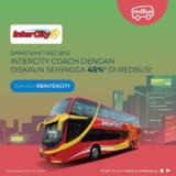 Get 45% discount on InterCity Coach Malaysia bus tickets with redDeal