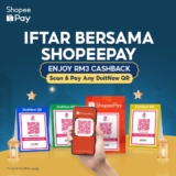 Shopee FREE RM3 CASHBACK with DuitNow QR