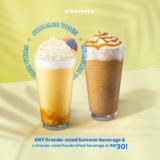 Starbucks Grande-sized Summer  beverage + Grande-sized handcrafted beverage at RM30