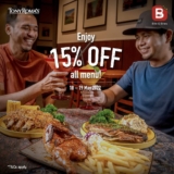 Tony Roma’s Offers 15% Discount to Bite n Bites Members