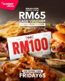 Get 35% OFF for TGI Fridays Sunway Pyramid RM100 cash voucher