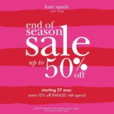 Get up to 50% off at the Kate Spade End of Season Sale 2022