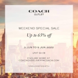 COACH WEEKEND SPECIAL SALE – UP TO 65% OFF