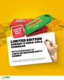 Subway x Coca-Cola Congkak For Free with Purchase Seafood Patty Combo 2022