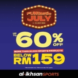 Al-Ikhsan Sports FUNtastic July Sale offers discounts up to 60%