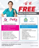 Free Health Screening under the Skim Peduli Kesihatan B40 (PeKa B40) or the SOCSO Health Screening Program