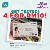 Sejoy Covid-19 Test Kits at a Bundle Buy of 4 for ONLY RM10
