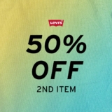 Levi’s 50% off your second item Promotion on August 2022