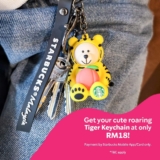 Starbucks Limited Edition Tiger keychain at only RM 18