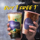 Tealive Lotus’s Manjung Buy 1 Free 1 Promotion