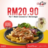 Secret Recipe Main Course + Beverage For only RM20. 90