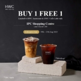 HWC Coffee IPC Shopping Centre Buy 1 free 1 Opening Deal