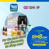 Go Shop x TNG eWallet Free RM8 Off Voucher Code