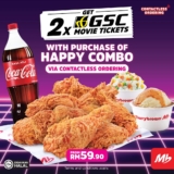 Marrybrown Free 2x GSC Movie Tickets with Purchase