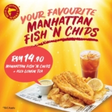 The Manhattan FISH MARKET IOI City Mall! Manhattan Fish ‘N Chips AND Iced Lemon Tea for only RM14.90