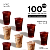 HWC Signature Drink — Americano or Latte Free Giveaway at HWC Coffee Pavilion Bukit Jalil Store