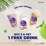 Chatime Payday Sale Buy 2 and get 1 FREE drink combo with every purchase