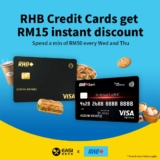 EASI Food Delivery x RHB Cards Extra RM15 Off Promotion 2022 / 2023