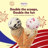 Häagen-Dazs double the scoops and double the fun Promo September 2022