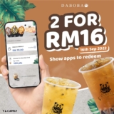 Daboba Malaysia Day Promotion 2022