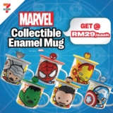 7-Eleven limited edition adorable Marvel superhero mugs at RM29