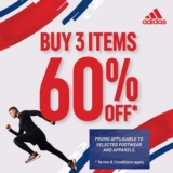 Adidas Buy 3 Items Extra 60% Off Promotion 2022