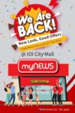 myNEWS IOI City Mall Opening Promotions