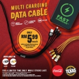 Texas Chicken limited-edition Multi Charging Data Cable for only RM5.99