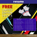 FREE Limited Edition Renoma socks at Parkson