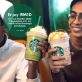 Starbucks Grande-sized Frappuccino for only RM10 on Every Wednesday