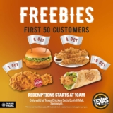 Texas Chicken Ecohill Mall, Semenyih Opening Freebies Giveaway