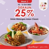 Secret Recipe Asian Classic Meals Extra 25% Off Promotion