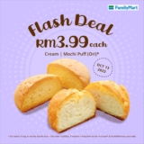 FamilyMart Original Mochi/ Cream Puff for RM3.99 Flash Sale October 2022