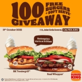 Burger King Caltex Juru Outlet Opening Free Soft Serve & Burger Giveaway