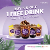 Chatime TTDI outlet  Buy 5 & GET 1 FREE DRINK Promotion