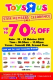 Toy’s R Us Summit USJ Clearance Sale October 2022