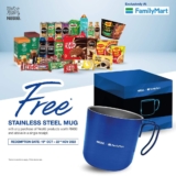 FREE Nestlé x FamilyMart Stainless Steel Mug