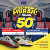 KTM Zon Tambang Murah ETS 50% Off Promotion