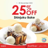 Secret Recipe Shinjuku Bake 25% Off Promotion
