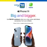 iPhone 14 Free RM100 Cashback with Maxis