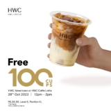 HWC Coffee Pavilion KL Outlet Opening FREE Drinks Giveaways