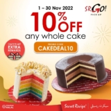 Secret Recipe Whole Cake 10% Off Promo Code for November 2022