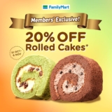 FamilyMart Rolled Cakes Extra 20% Off Promotion on October 2022