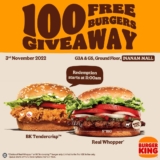 Burger King Inanam Mall Free Burgers Giveaway