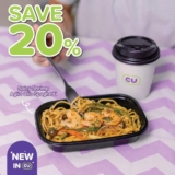 CU New Value Meal Pasta Series Extra 20% Off Promotions