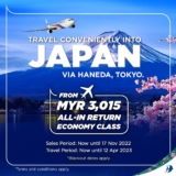 Malaysia Airlines Fly To Japan As Low FromFrom MYR 3,015 Ticket Price Promotion