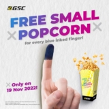 Golden Screen Cinemas Free Popcorn Free with Every Vote in General Election 15 Malaysia