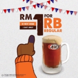 A&W RB For Only RM1 Promotion on GE15 Day 19 Nov 2022