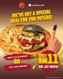 The Manhattan FISH MARKET GE15 Mike’s Salsa Burger / Hot Chick Burger @ only RM11