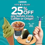 FamilyMart Sofuto Cone, Coffee, and Onigiri Extra 25% Off GE15 Promotion